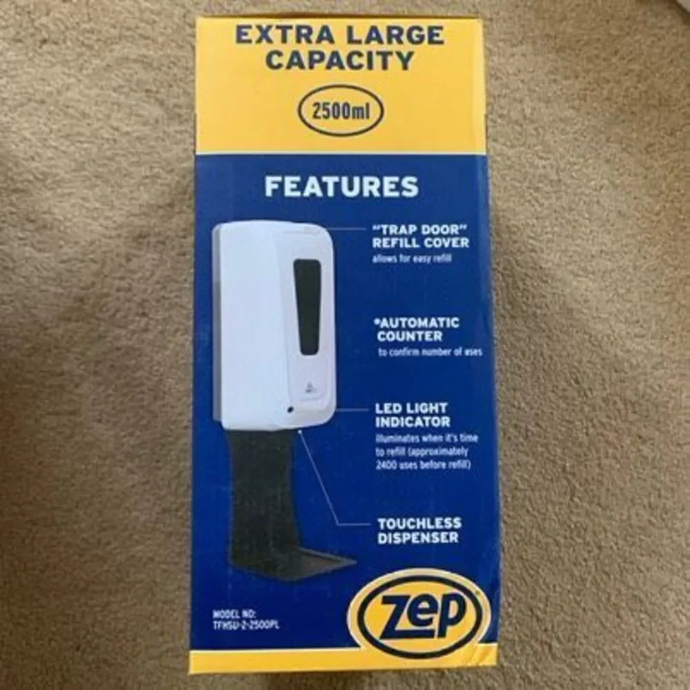 Zep Dispenser Extra Large Capacity With Wall Mount & Dip Tray Model TFHSU-2-2500